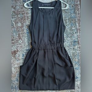 Black cocktail dress with pockets!